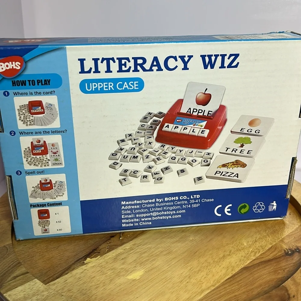 Literacy Wiz Learning Toy - Red and Blue